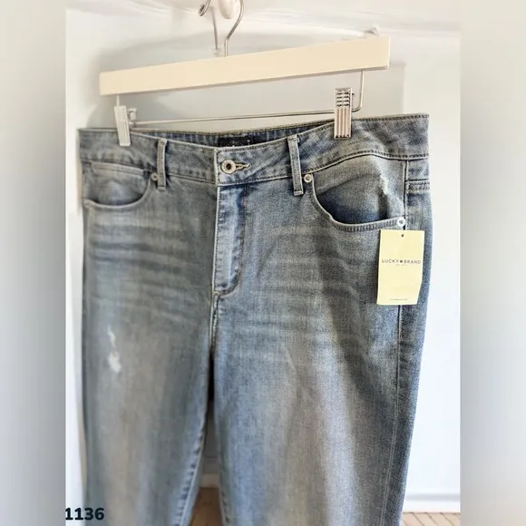 1136 Lucky Brand Hayden Skinny Jeans 14/32 (35x31.5) NWT
