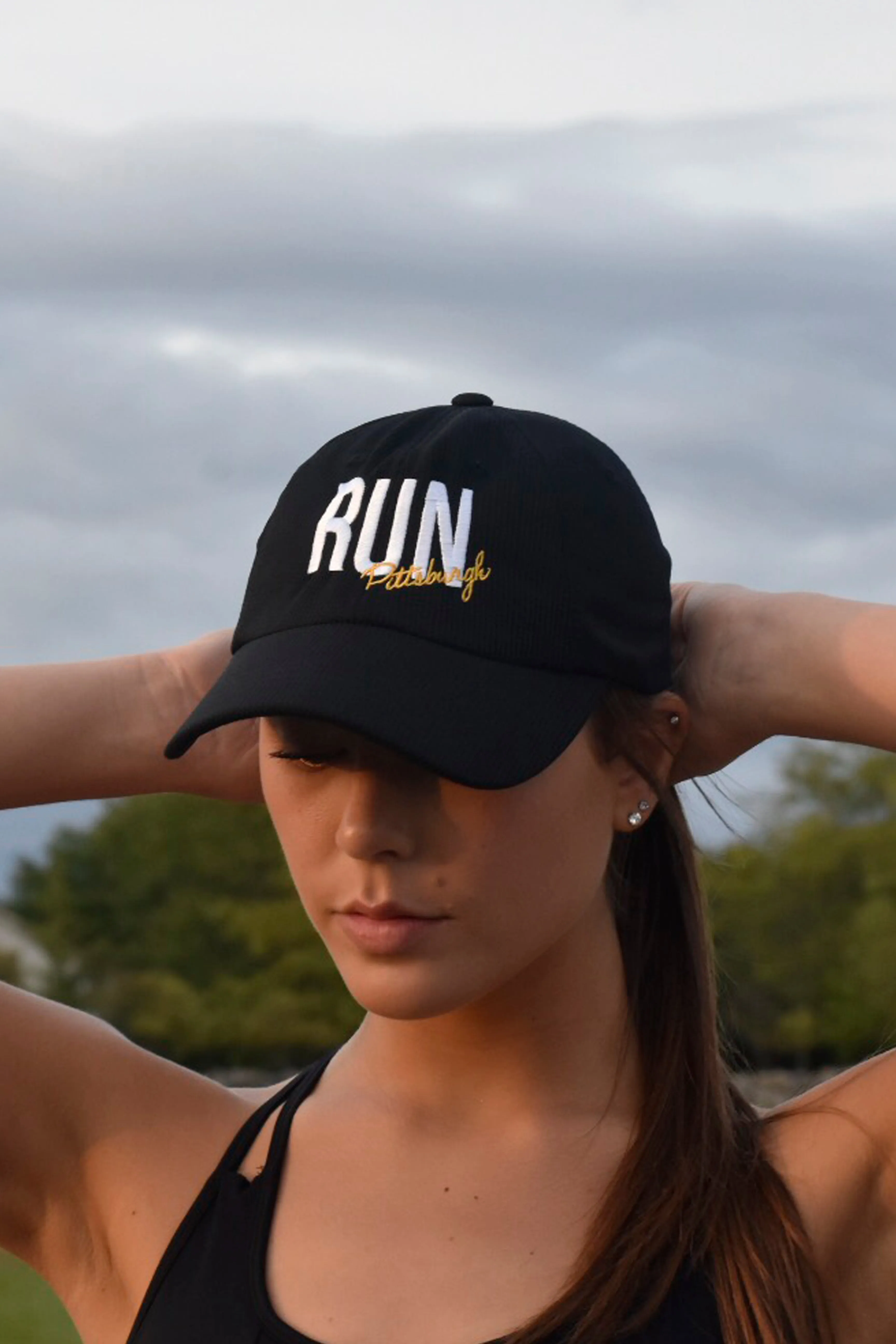 3014 - Run Pittsburgh Running Hat/Black