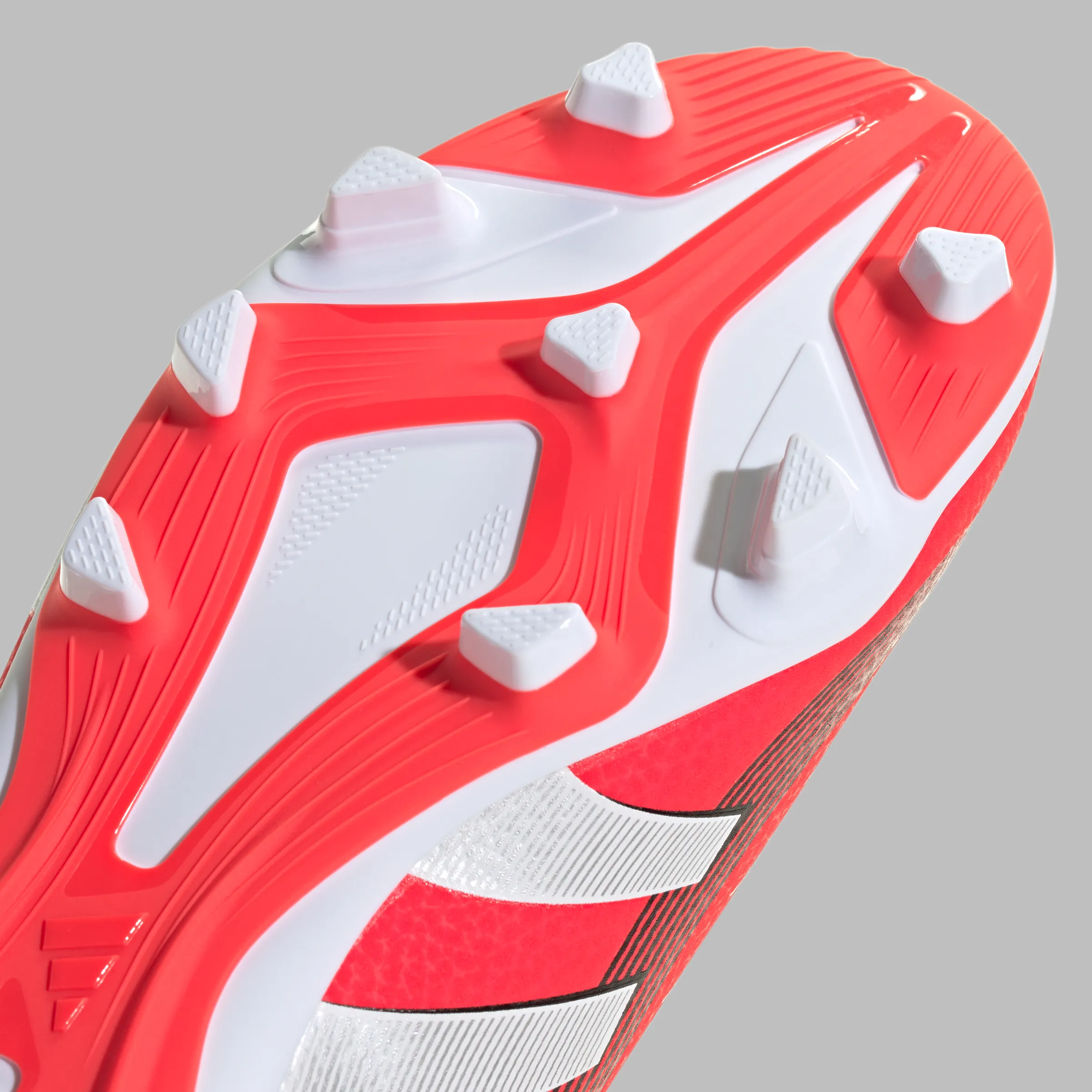 Adidas Kids Predator Club Firm/Multi-Ground Boots -Lucid Red/White