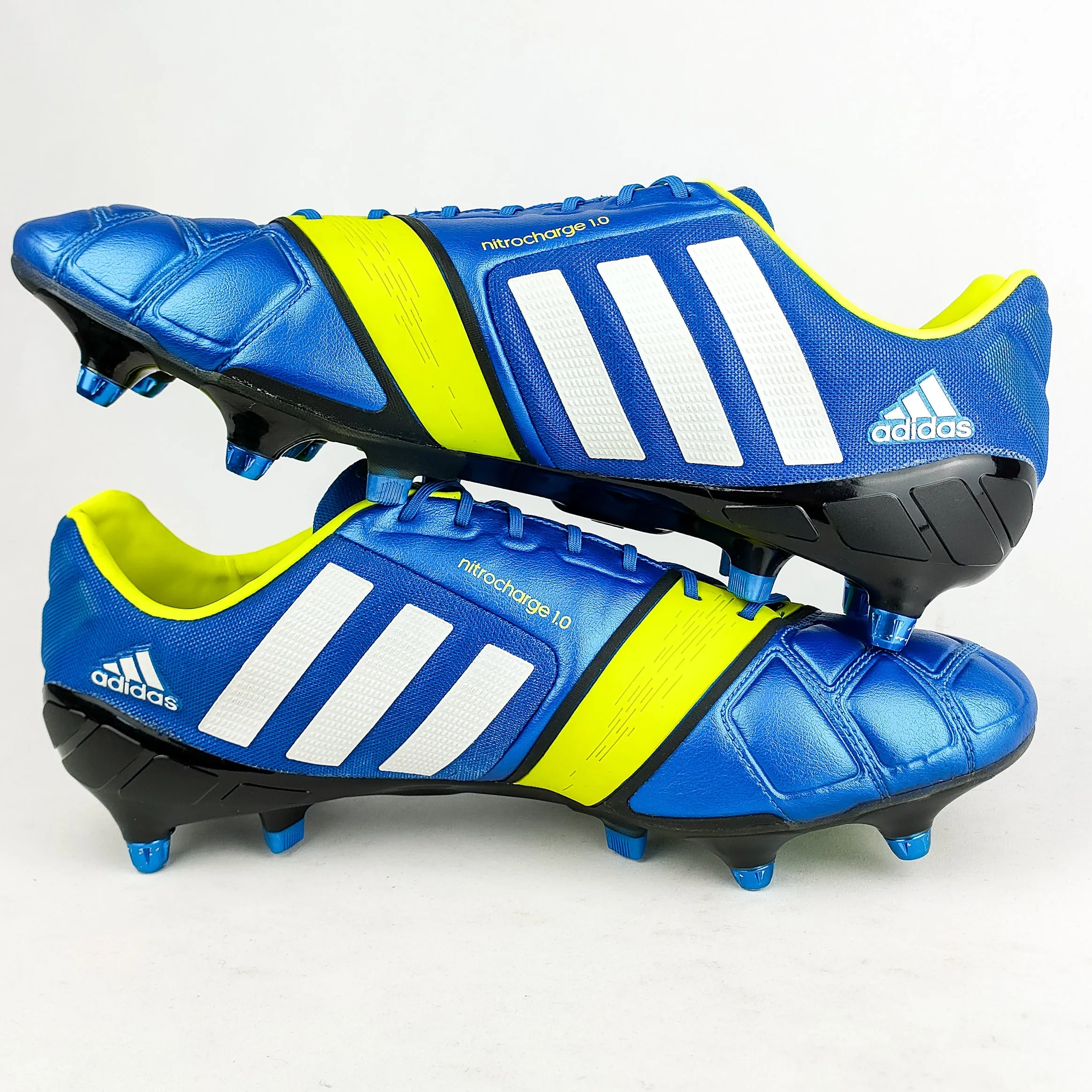 Adidas Nitrocharge 1.0 SG - Blue/Electricity Yellow/Black/White *As New*