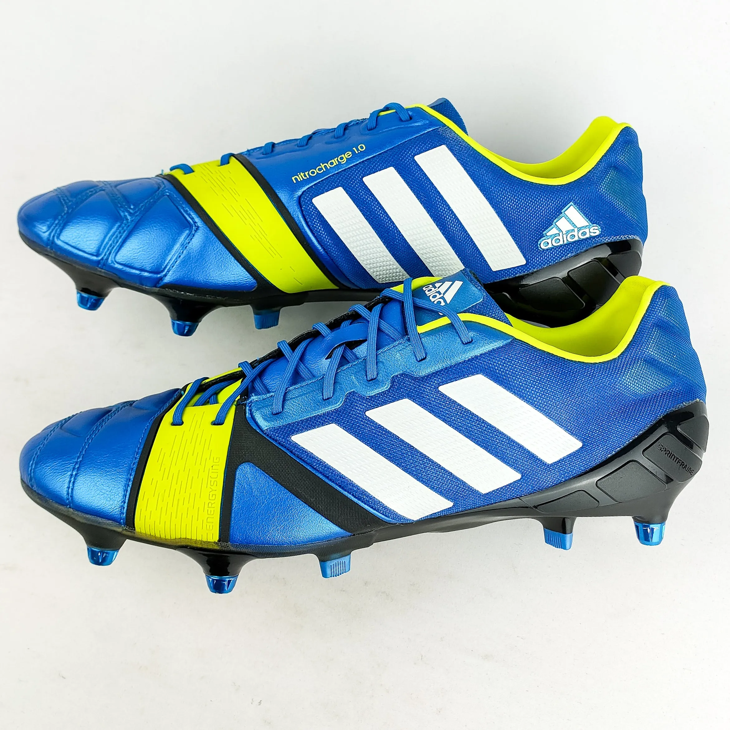 Adidas Nitrocharge 1.0 SG - Blue/Electricity Yellow/Black/White *As New*