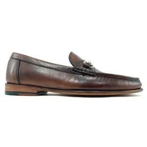 Alan Payne Snaffle Brown Sheepskin Loafer