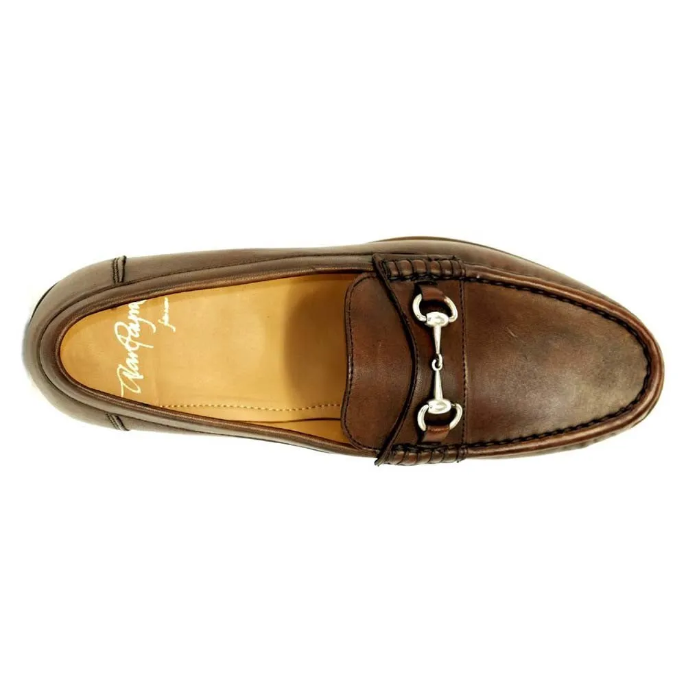Alan Payne Snaffle Brown Sheepskin Loafer