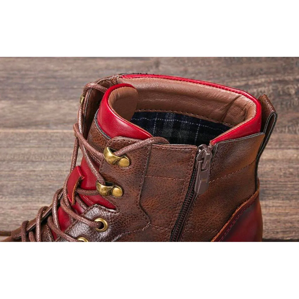 Alexander | Elegant Handcrafted Premium Leather Oxford Boots for Men
