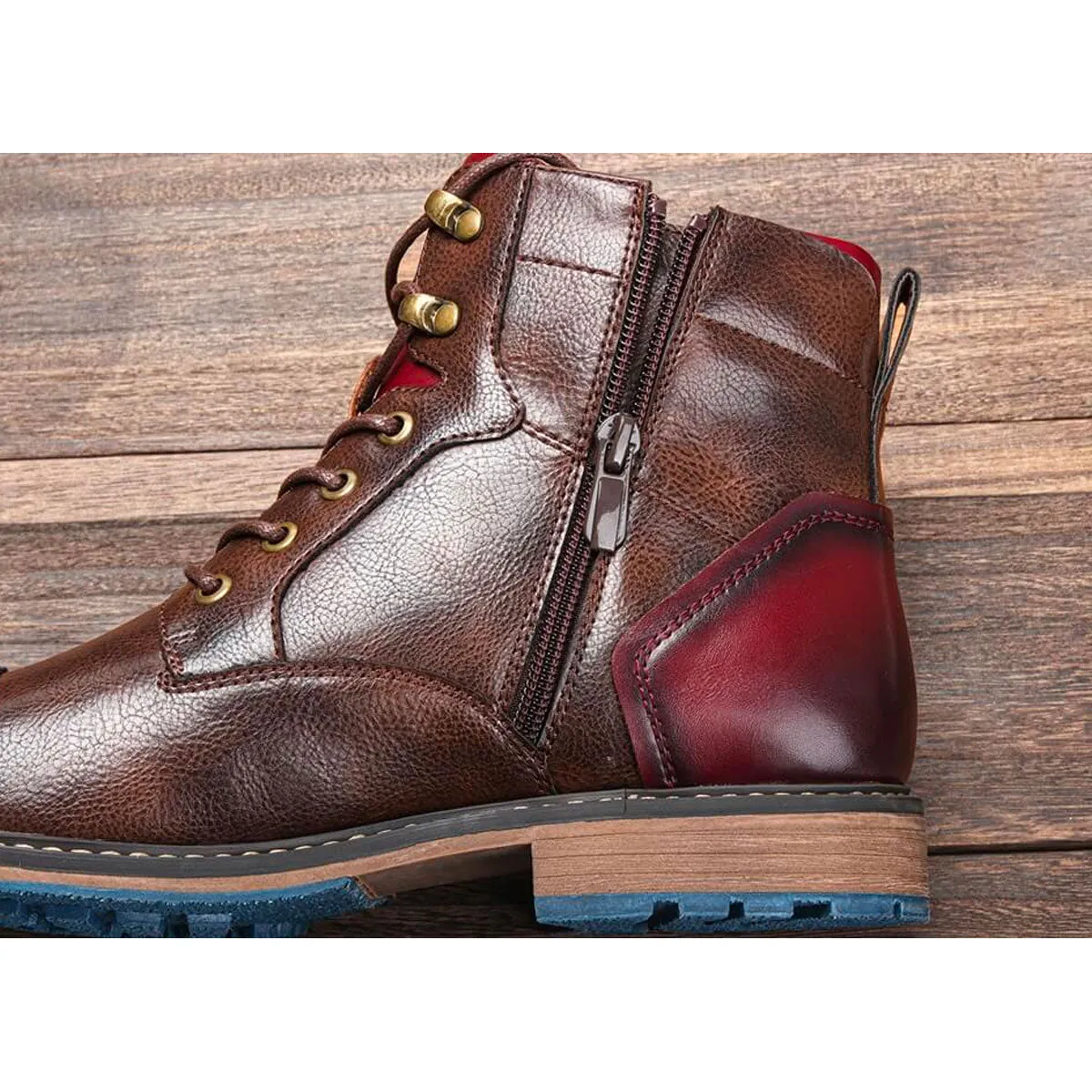 Alexander | Elegant Handcrafted Premium Leather Oxford Boots for Men