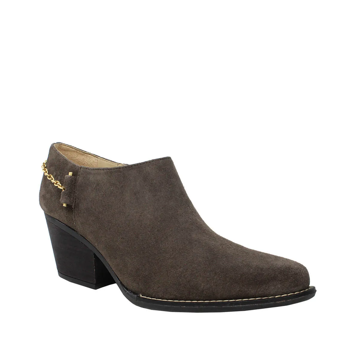 AMIRA 60 - Concrete Suede Regina Romero Women's Leather Ankle Boot