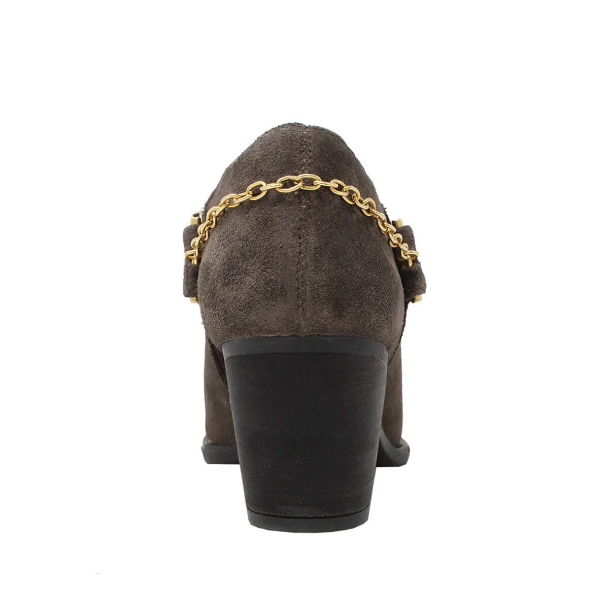 AMIRA 60 - Concrete Suede Regina Romero Women's Leather Ankle Boot