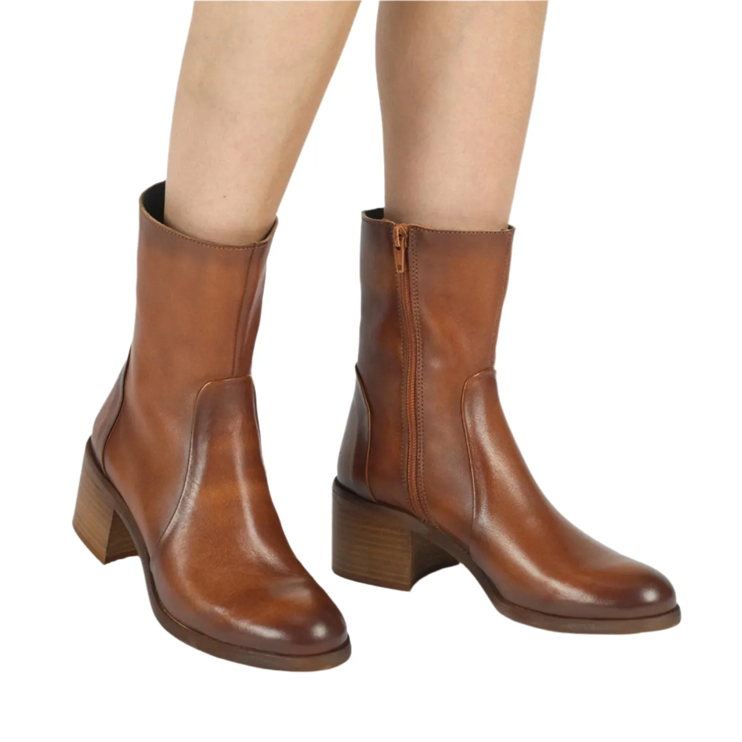 'Anilex Namibia' women's ankle boot - brown