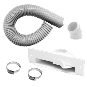 Automatic Dust Pan for Central Vacuum White