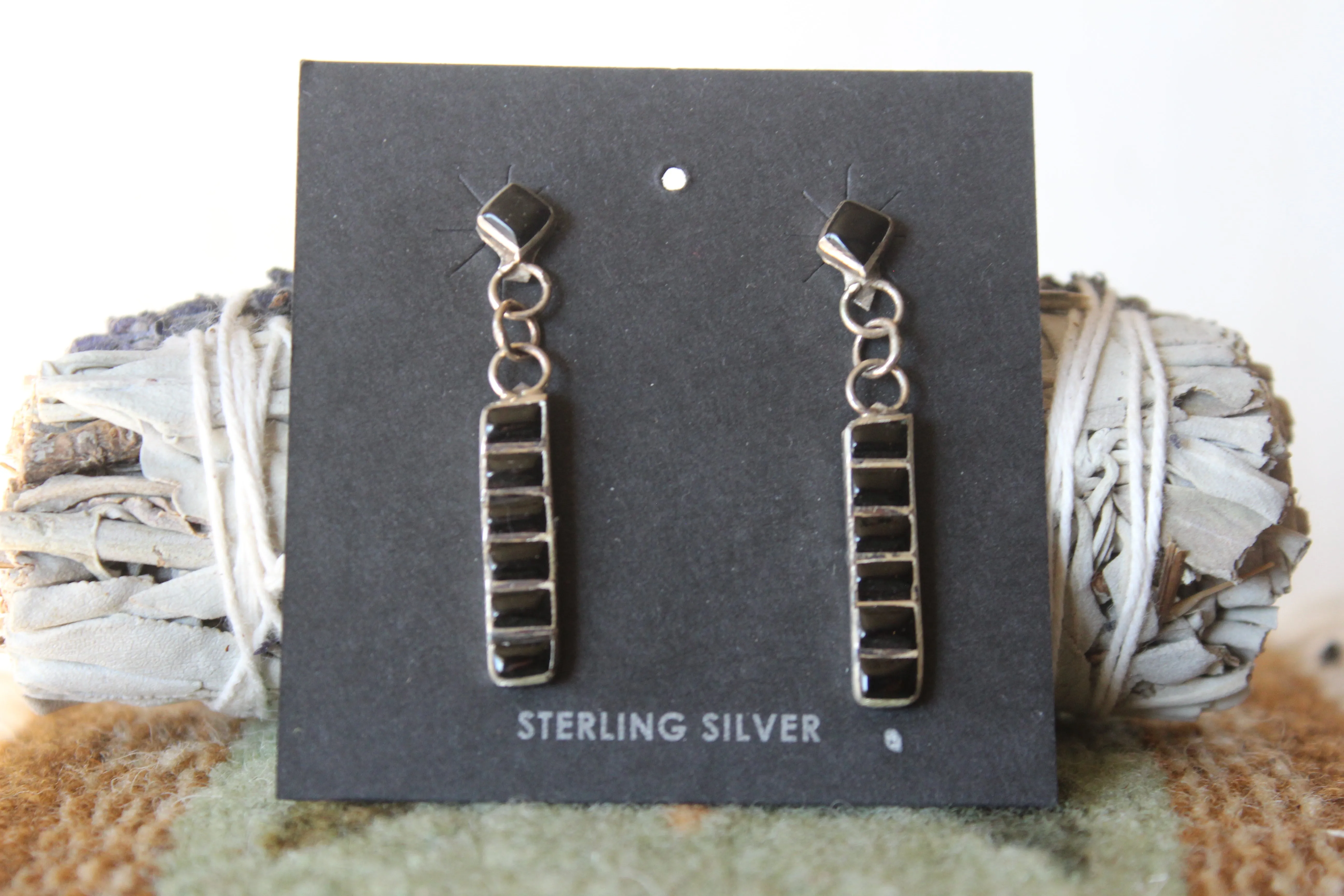 Black Onyx Earrings