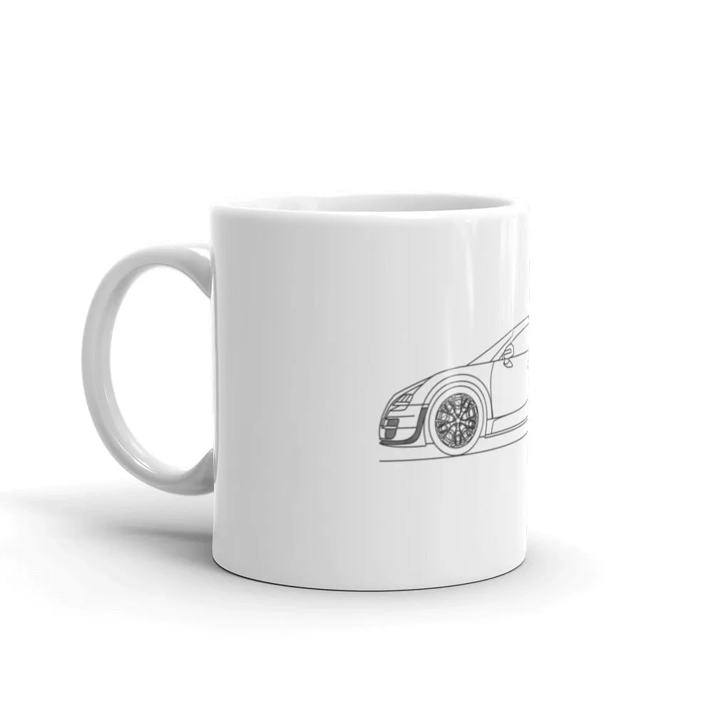 Bugatti Veyron 16.4 Super Sport Outline Mug
