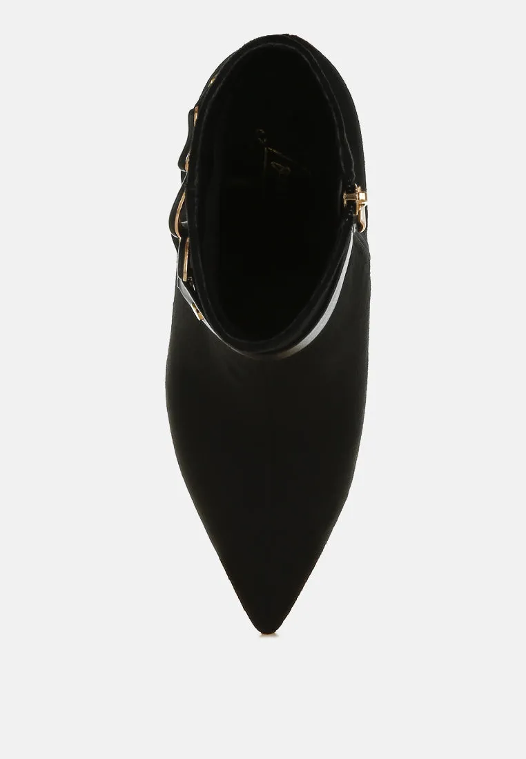 Chain Belt Detail Ankle Boots By RAG