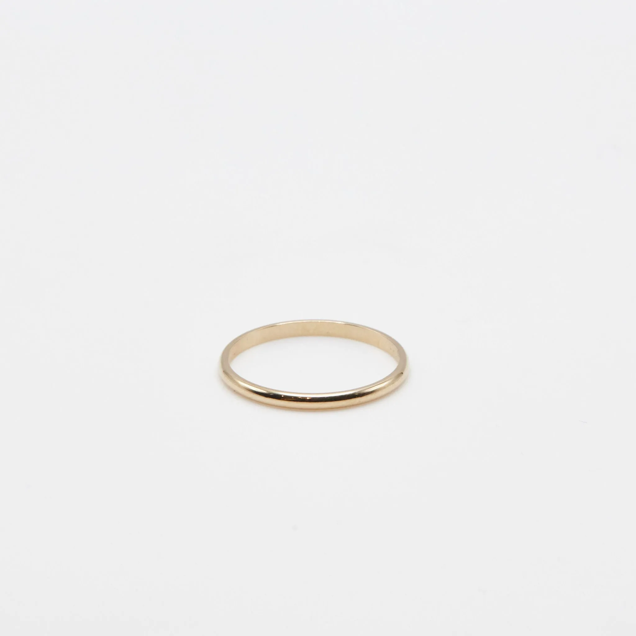 Classic Half Round Wedding Band