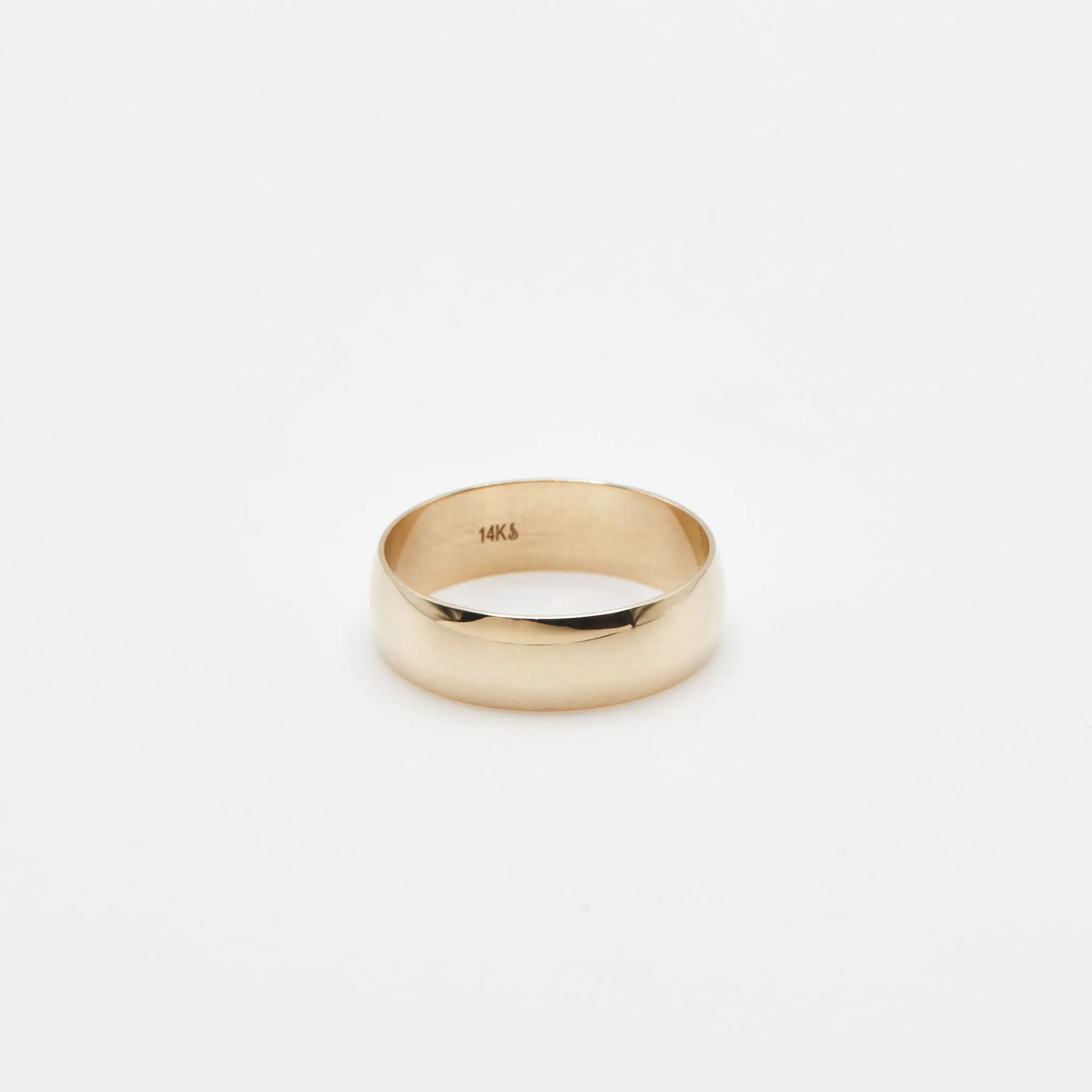 Classic Half Round Wedding Band