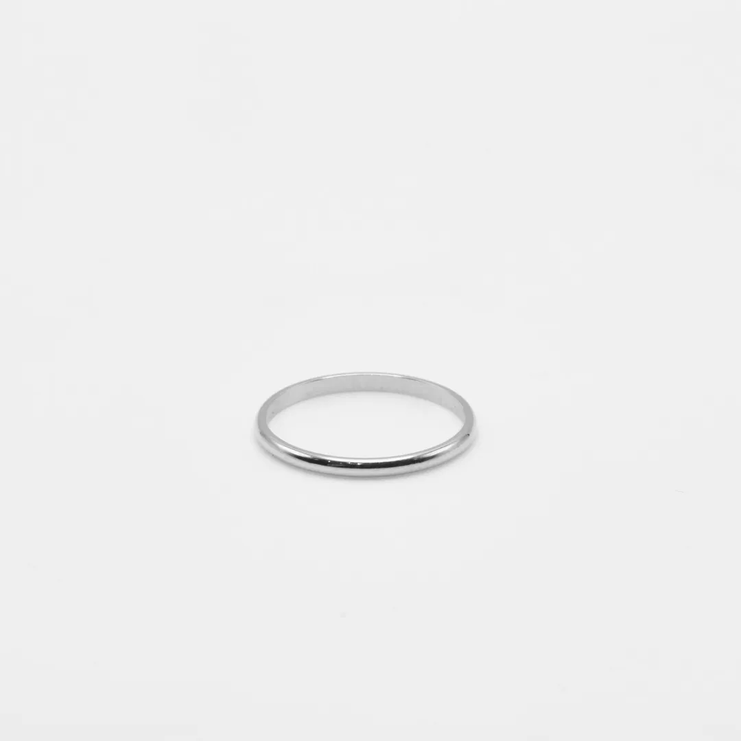Classic Half Round Wedding Band