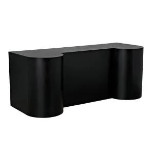 Concierge Desk, Black Steel