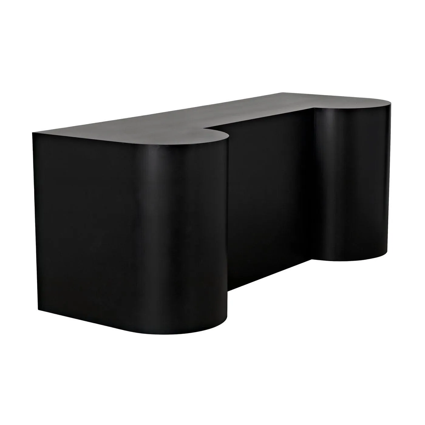Concierge Desk, Black Steel
