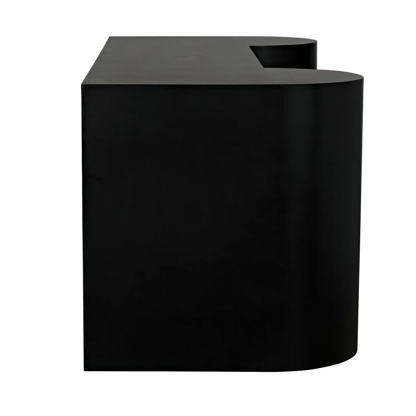 Concierge Desk, Black Steel