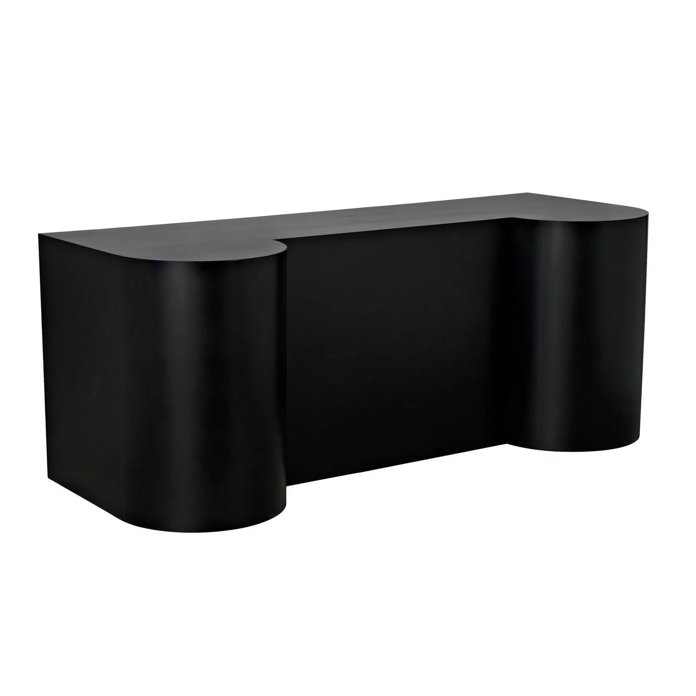 Concierge Desk, Black Steel