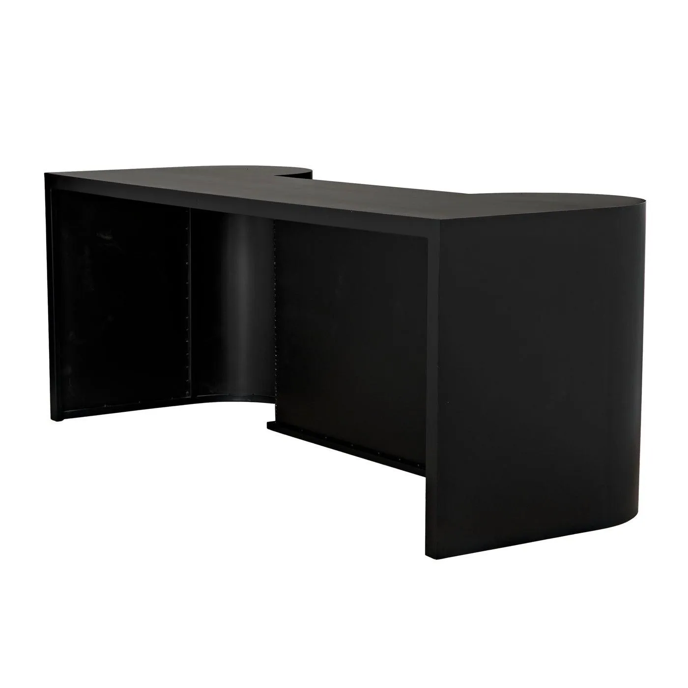 Concierge Desk, Black Steel