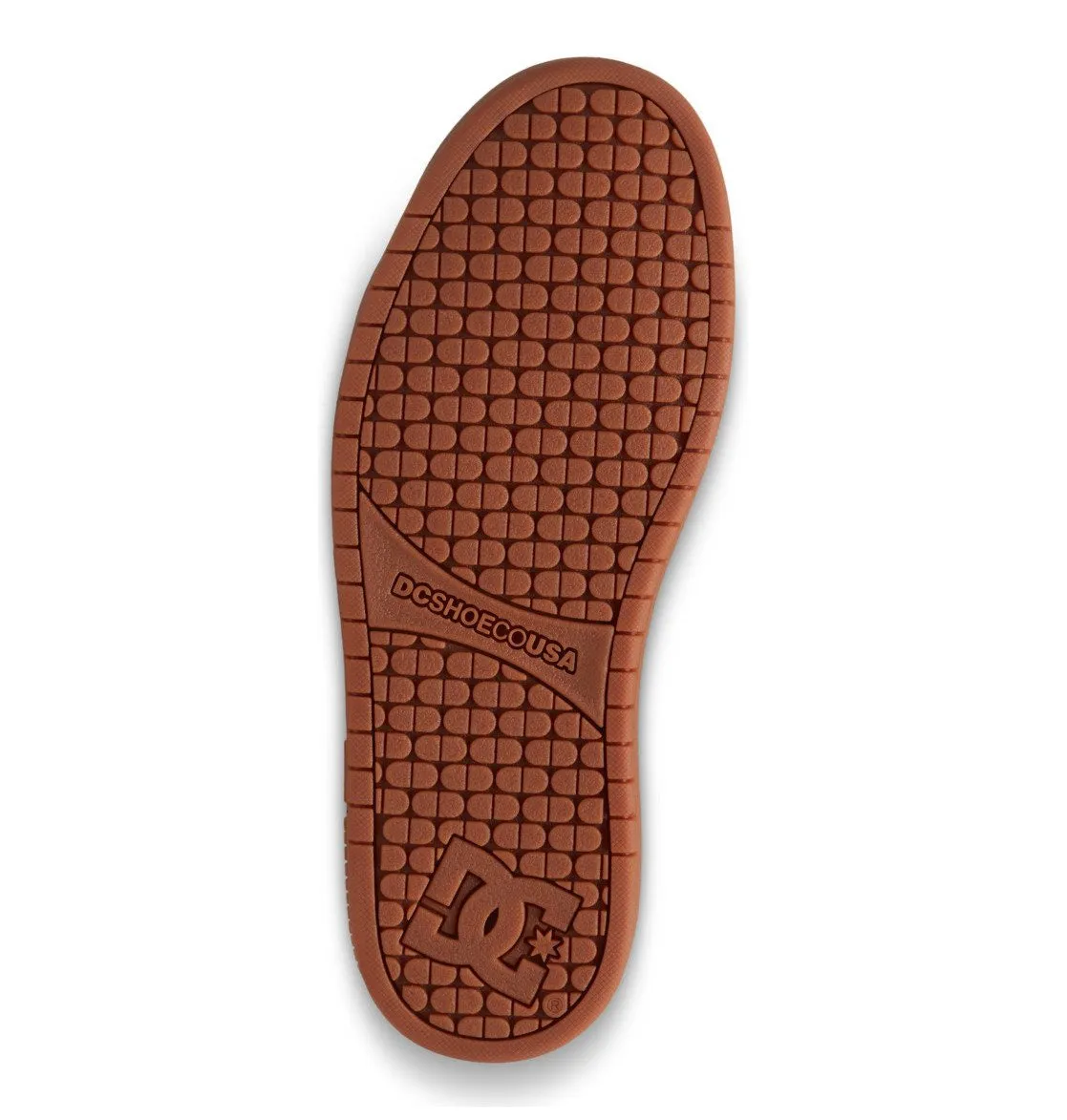 DC SHOES COURT GRAFFIK BROWN GUM TRAINERS