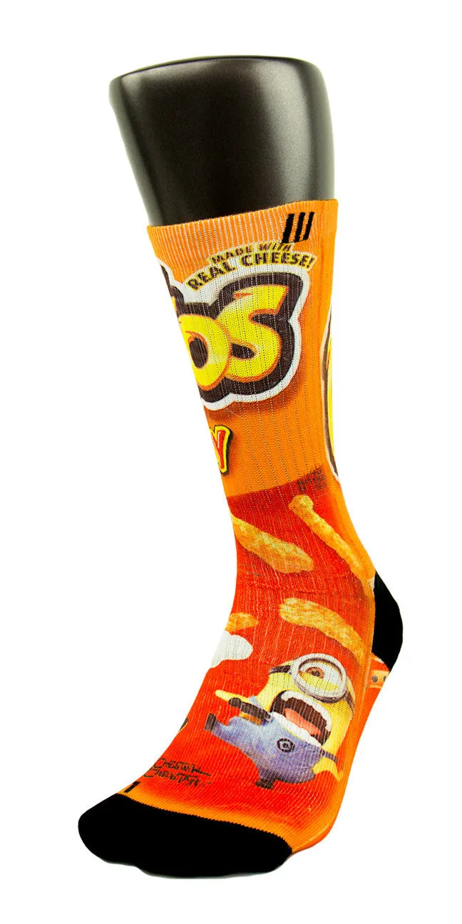 Despicable Cheetos CES Custom Socks