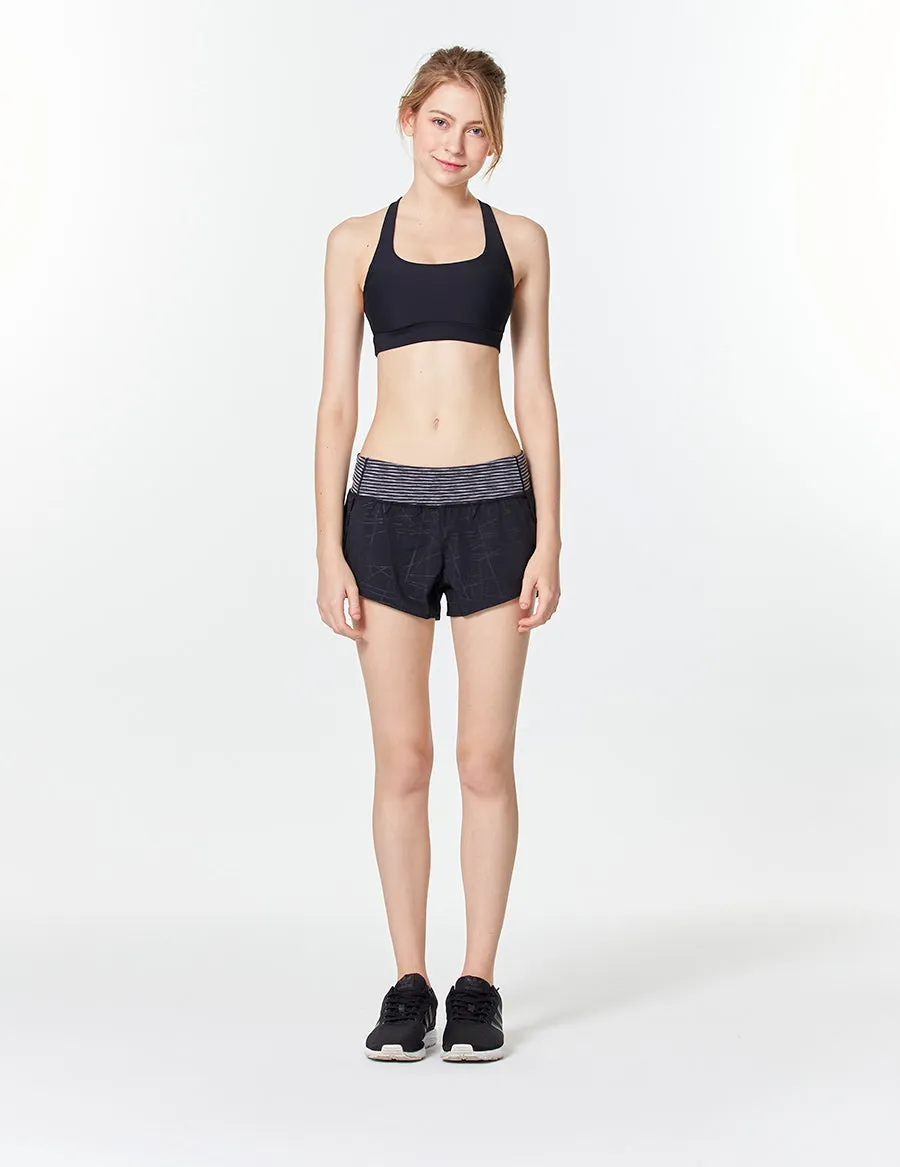 easyoga LESPIRO Rhombus Bra - L1 Black
