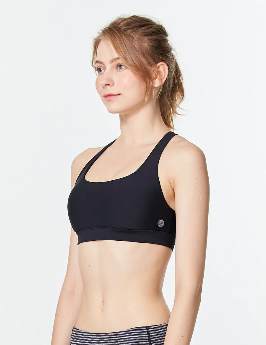 easyoga LESPIRO Rhombus Bra - L1 Black