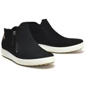 ECCO Soft 7W Black Boot