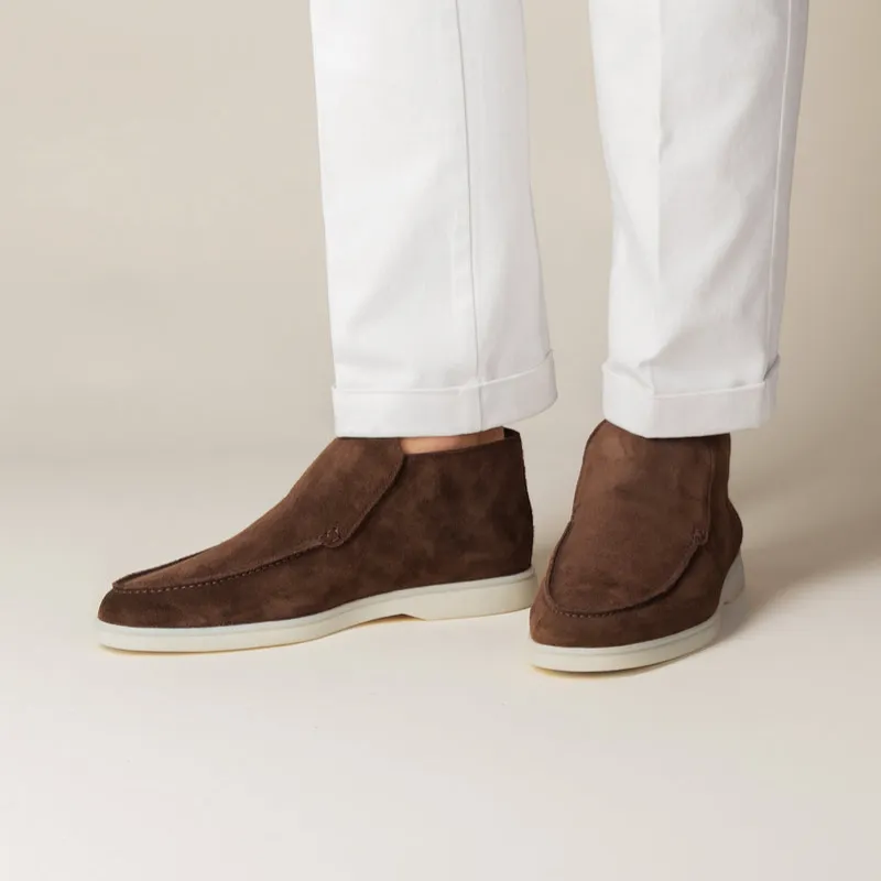 Elegant Calf Suede Men's Loafer Understated Sophistication for Every Occasion