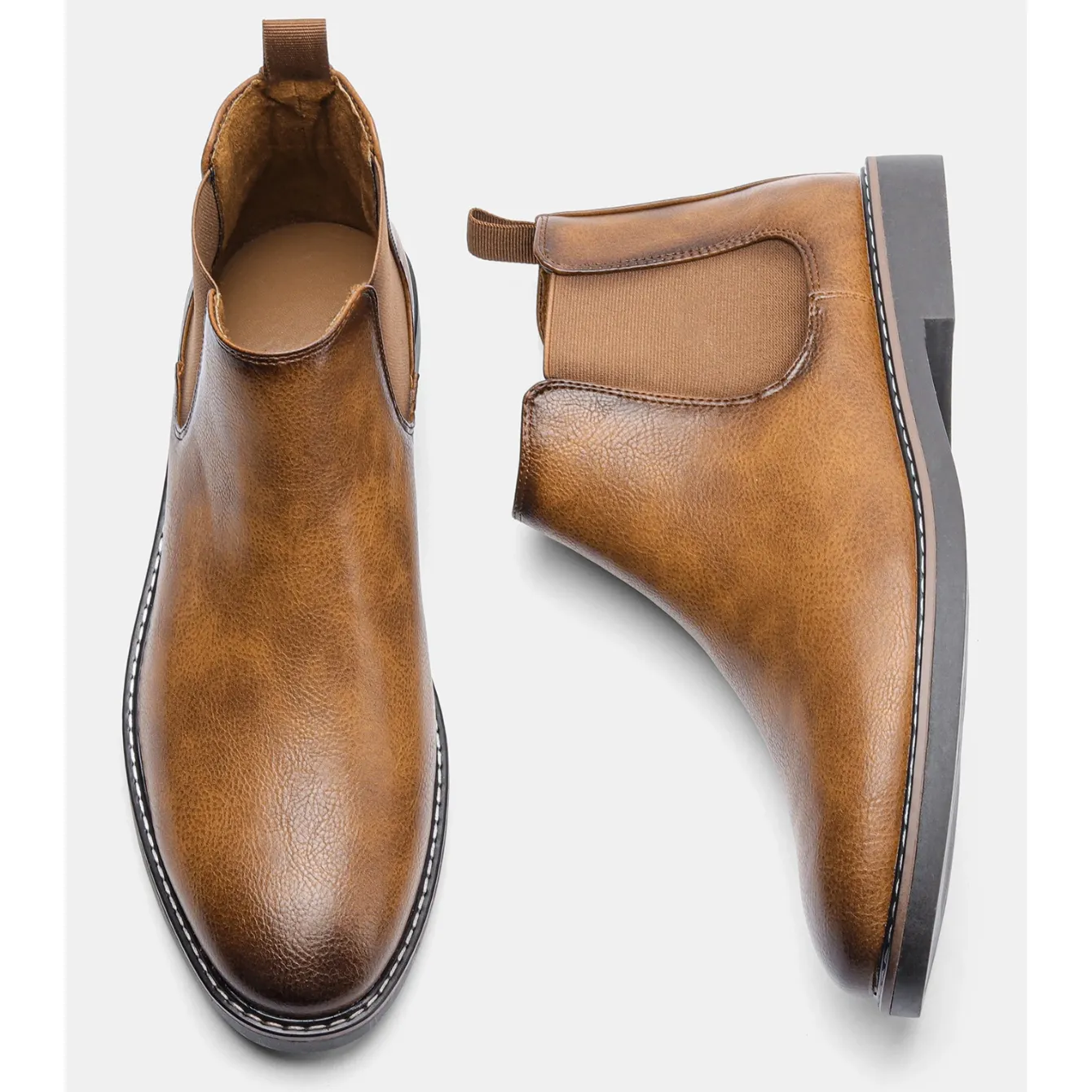 Elegant men's boots with comfortable insole