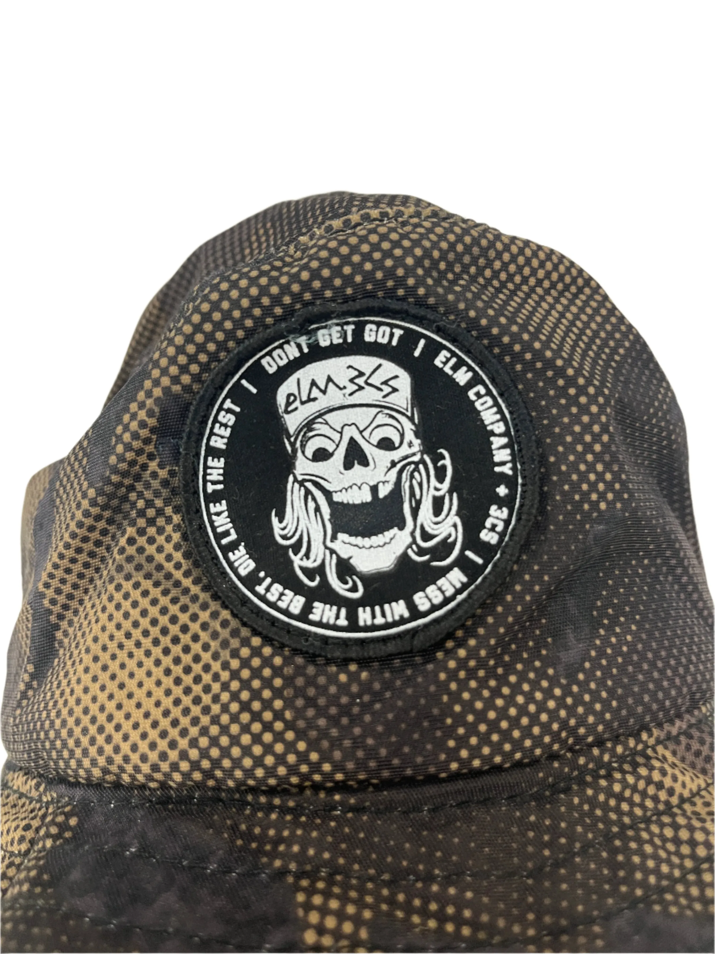 Elm Company Screaming Skull Camo Bucket Hat