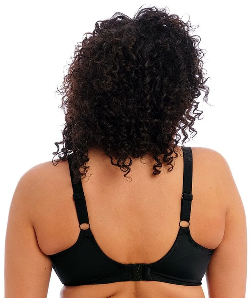 Elomi Swim Plain Sailing Underwired Plunge Bikini Top - Black