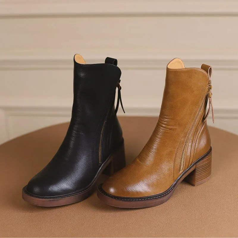 ELORA | Elegant Block Heel Boots