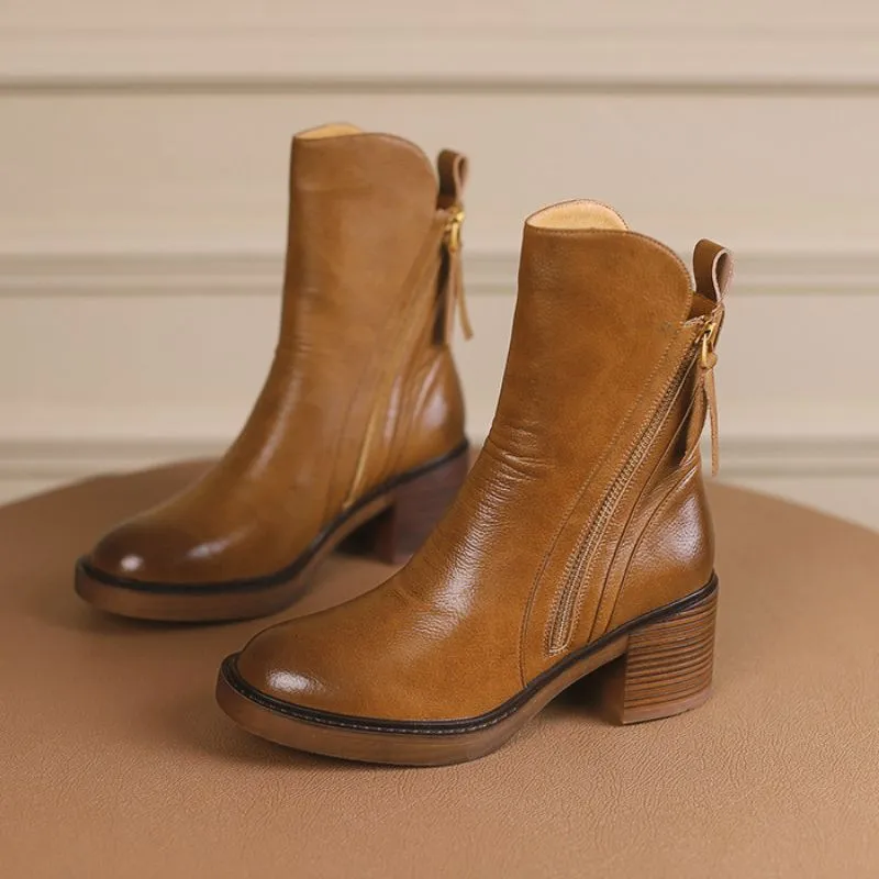 ELORA | Elegant Block Heel Boots