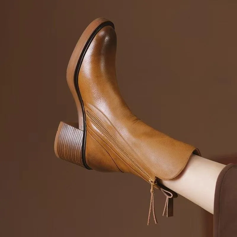 ELORA | Elegant Block Heel Boots