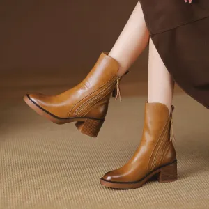 ELORA | Elegant Block Heel Boots