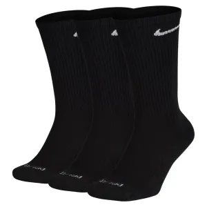 Everyday Socks Plus Crew 3 Pack Medium (Black)