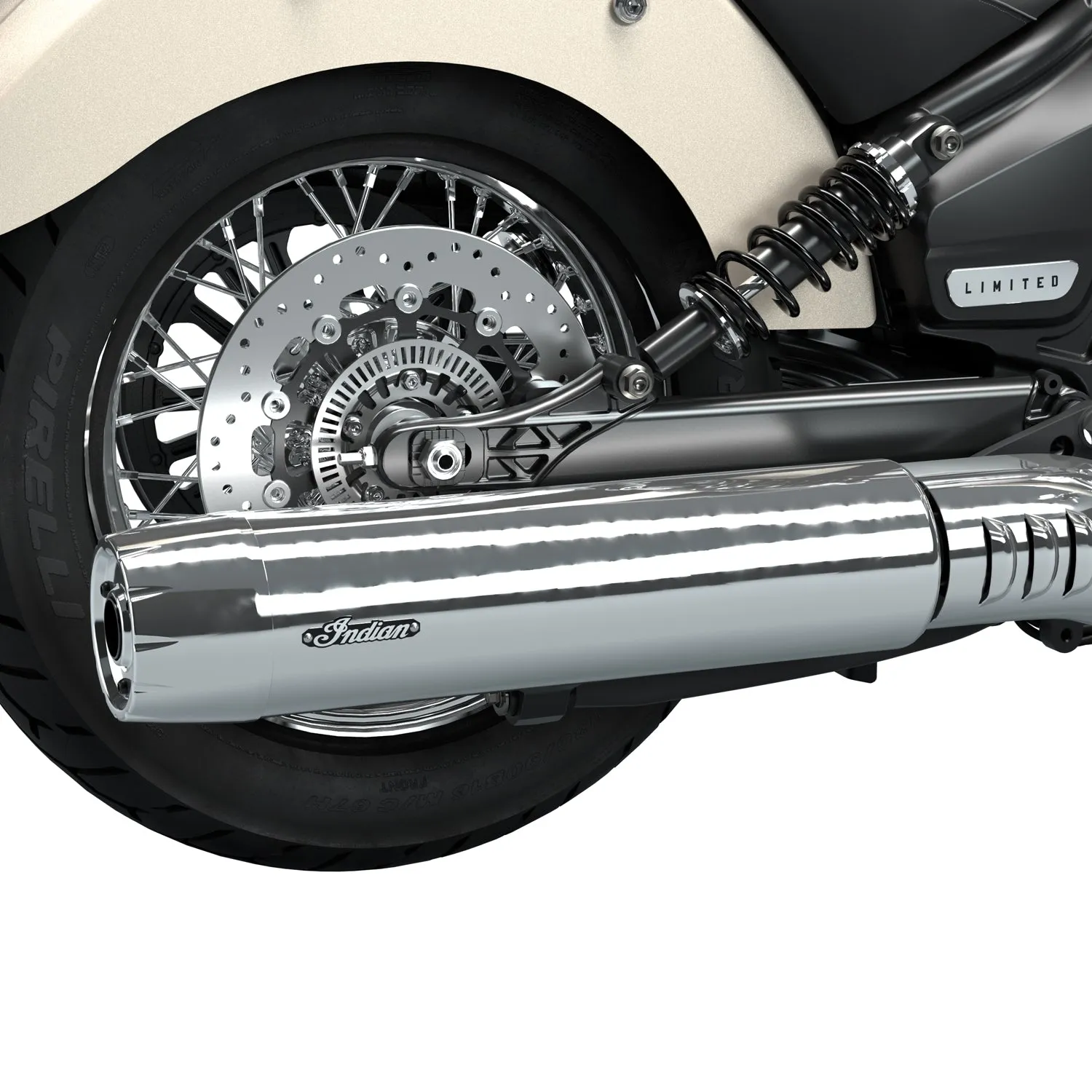 Exhaust End Cap, Chrome - 2890570-156