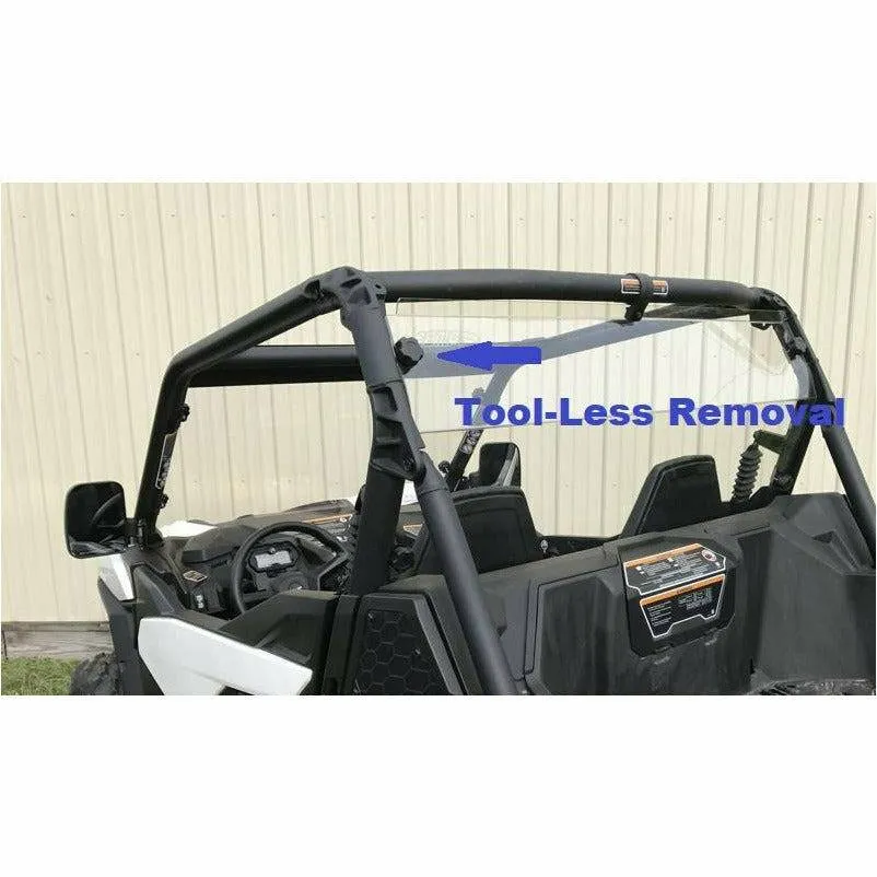 Extreme Metal Products Can Am Maverick Trail Hard Coated Polycarbonte Rear Windshield
