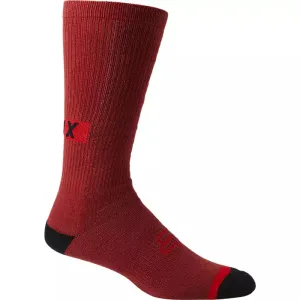 FOX Calcetines Bicicleta 10" Defend Crew Rojo