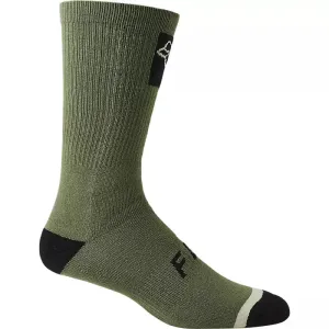 FOX Calcetines Bicicleta 8" Defend Crew Verde