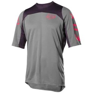 Fox Defend Ss Fast Jersey - Pewter S