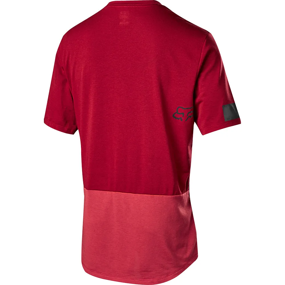 Fox Ranger Dri-Release Ss Bar Jersey [Cardinal]