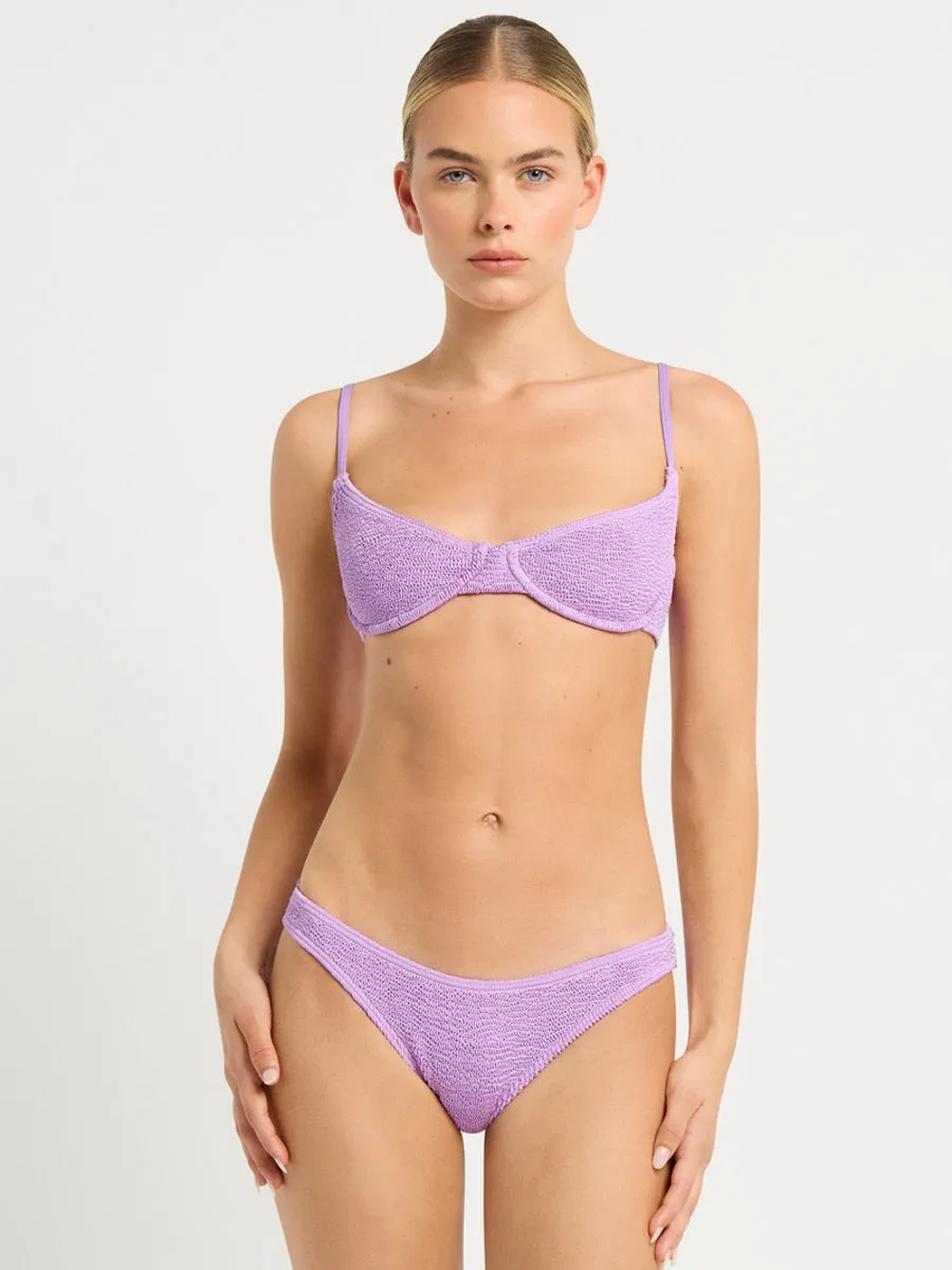 Gracie Balconette Top in Lilac Shimmer