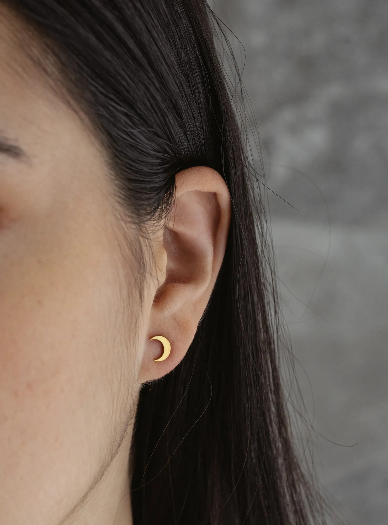 Half-Moon Studs