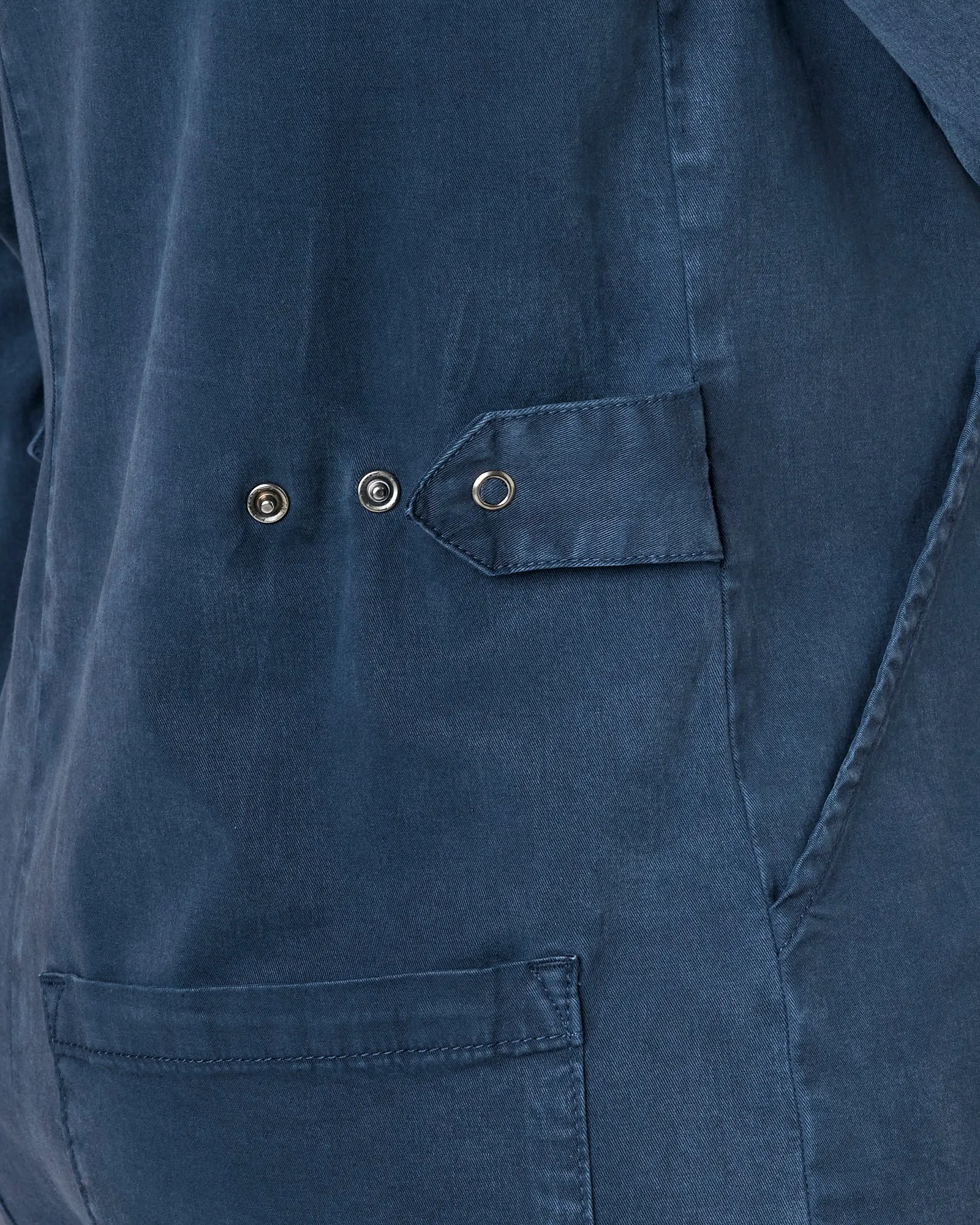 Hallie Navy Cotton Coverall