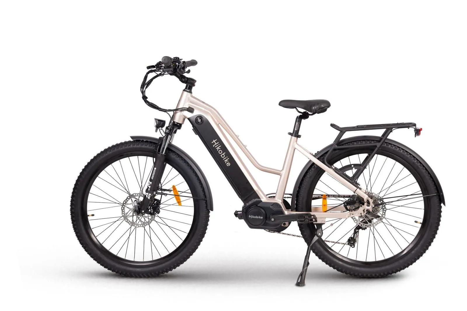 Hiko Rangler Electric Bike 672Wh Battery Silver