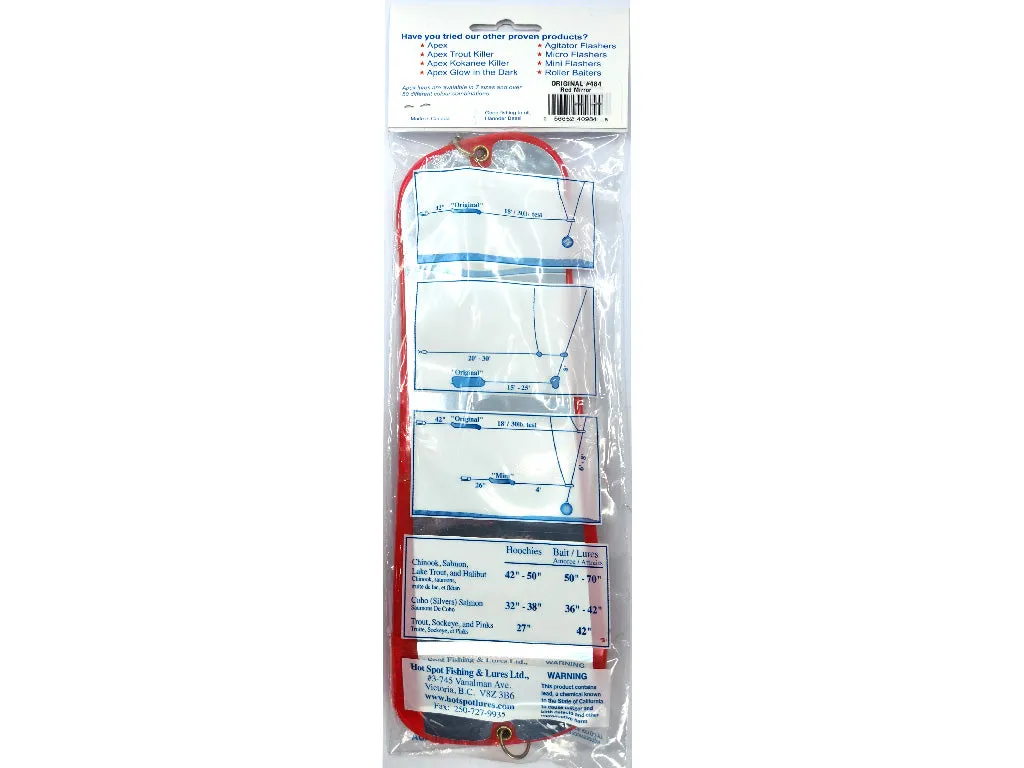 Hot Spot Sport Flasher Red Mirror #484