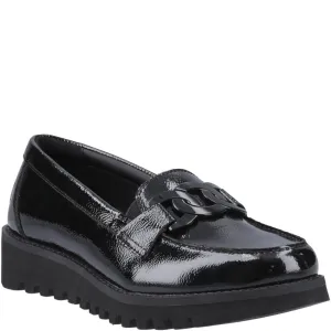 Hush Puppies Francis Loafer Patent Senior School Shoes